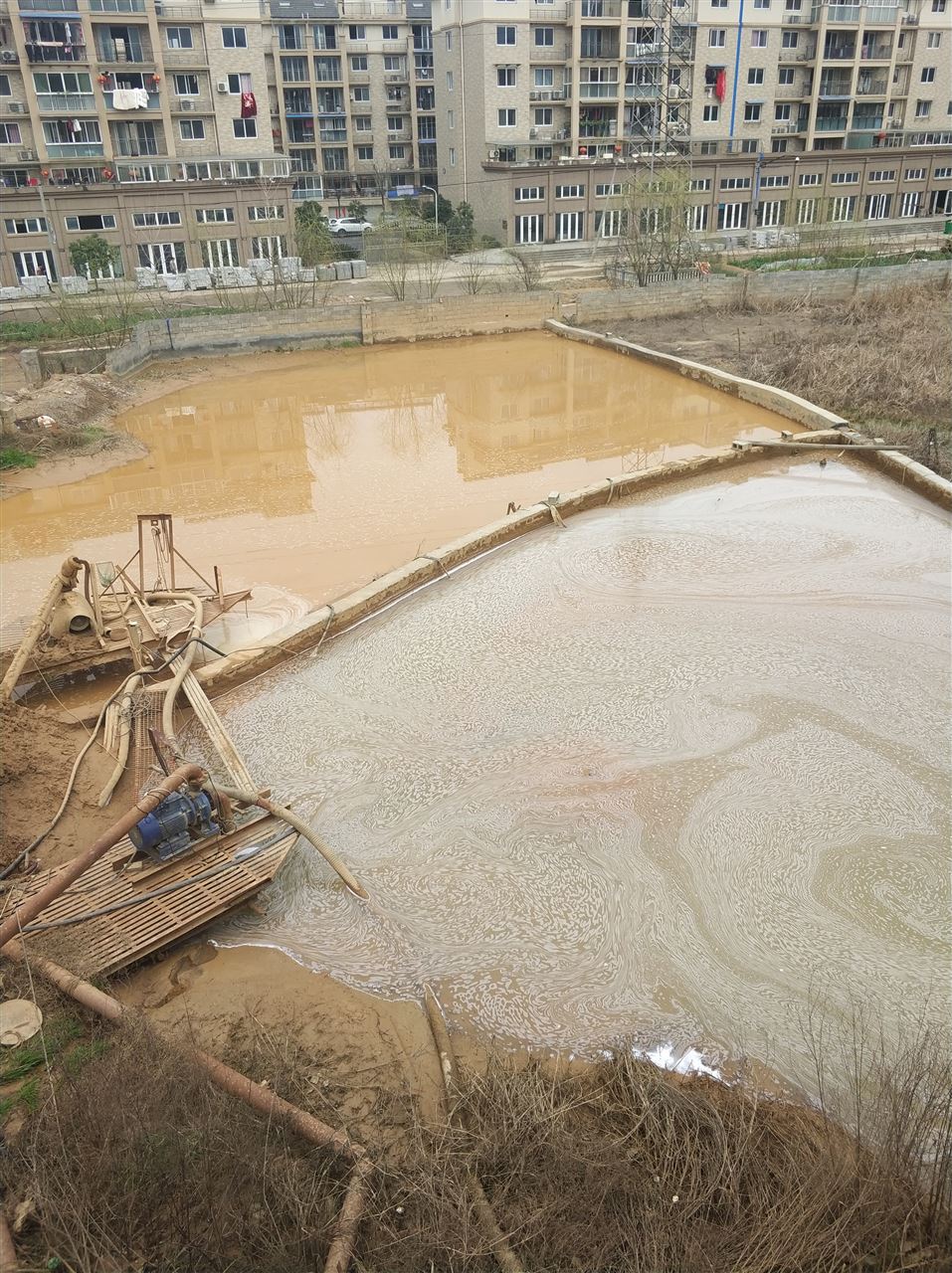 苏尼特左沉淀池淤泥清理-厂区废水池淤泥清淤